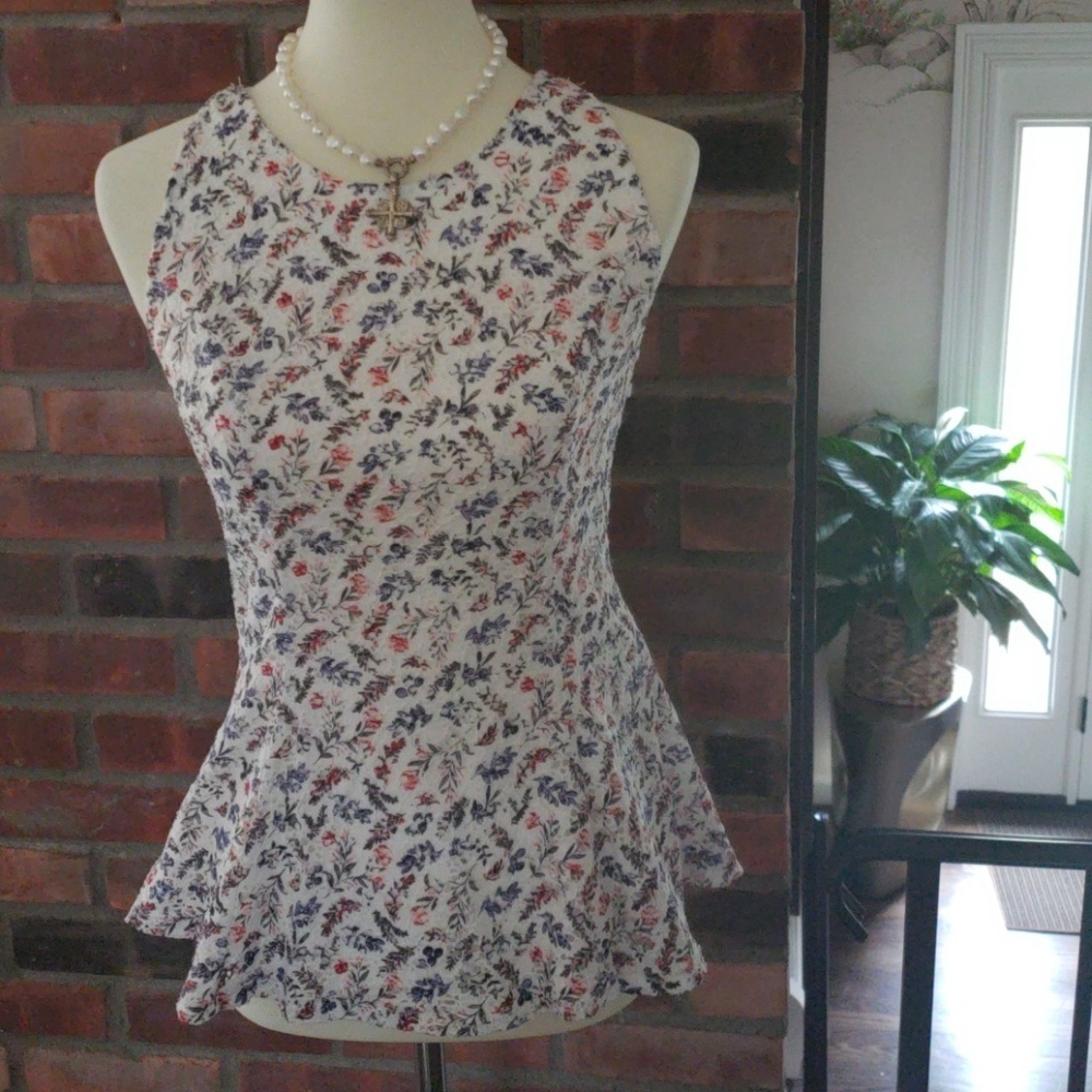 Floral Lace Top NWT